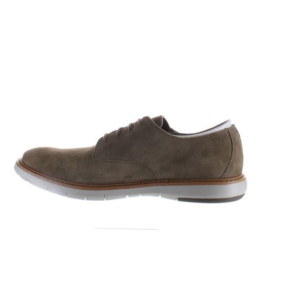 Clarks Mens Draper Lace Taupe Oxford Dress Shoe Size 10 Medium (D, M) - Picture 3 of 4